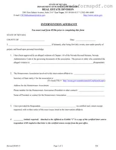 Blank Nevada 530 Template